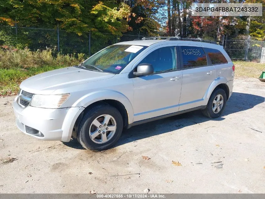 2010 Dodge Journey Se VIN: 3D4PG4FB8AT243332 Lot: 40627555