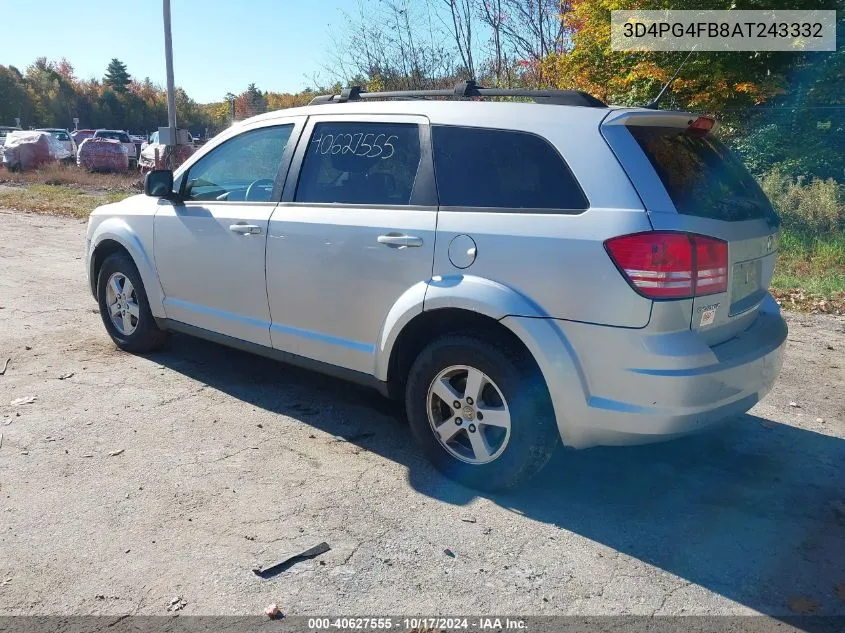 3D4PG4FB8AT243332 2010 Dodge Journey Se