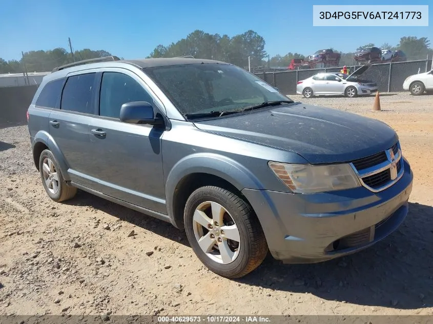 2010 Dodge Journey Sxt VIN: 3D4PG5FV6AT241773 Lot: 40629573