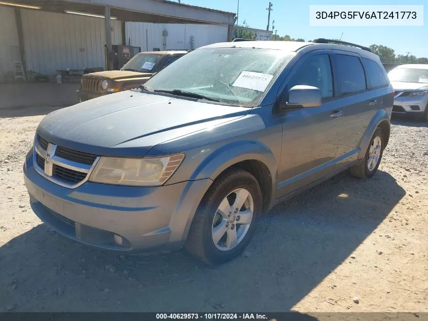 2010 Dodge Journey Sxt VIN: 3D4PG5FV6AT241773 Lot: 40629573