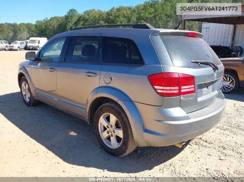 2010 Dodge Journey Sxt VIN: 3D4PG5FV6AT241773 Lot: 40629573