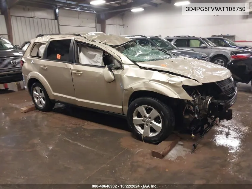 2010 Dodge Journey Sxt VIN: 3D4PG5FV9AT108750 Lot: 40646932