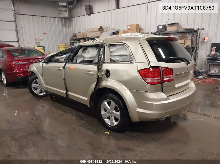 2010 Dodge Journey Sxt VIN: 3D4PG5FV9AT108750 Lot: 40646932