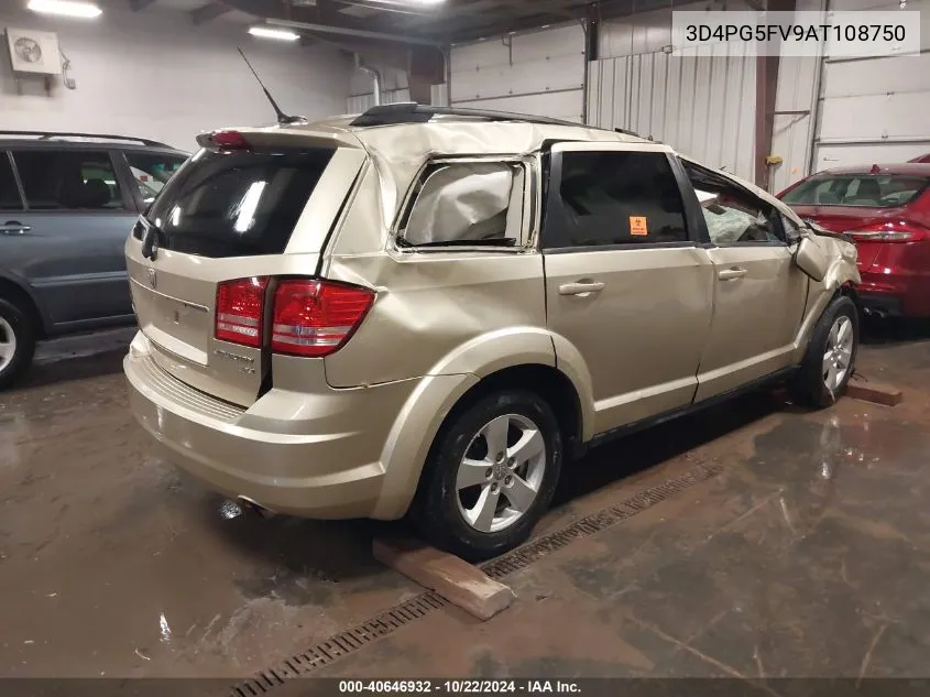 2010 Dodge Journey Sxt VIN: 3D4PG5FV9AT108750 Lot: 40646932