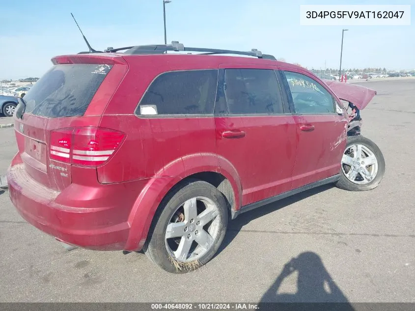 2010 Dodge Journey Sxt VIN: 3D4PG5FV9AT162047 Lot: 40648092