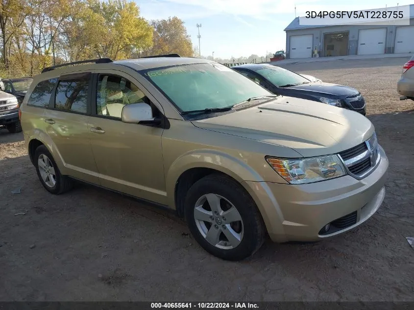 2010 Dodge Journey Sxt VIN: 3D4PG5FV5AT228755 Lot: 40655641