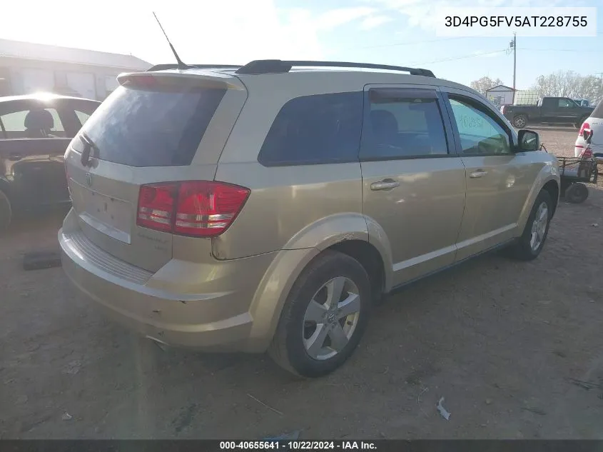 2010 Dodge Journey Sxt VIN: 3D4PG5FV5AT228755 Lot: 40655641