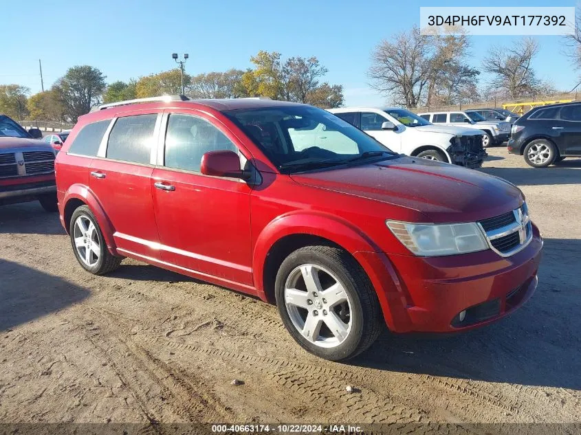 2010 Dodge Journey R/T VIN: 3D4PH6FV9AT177392 Lot: 40663174