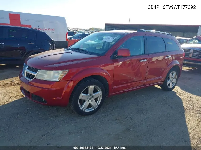 2010 Dodge Journey R/T VIN: 3D4PH6FV9AT177392 Lot: 40663174