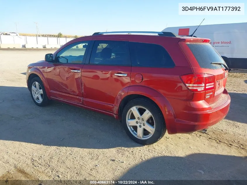 2010 Dodge Journey R/T VIN: 3D4PH6FV9AT177392 Lot: 40663174