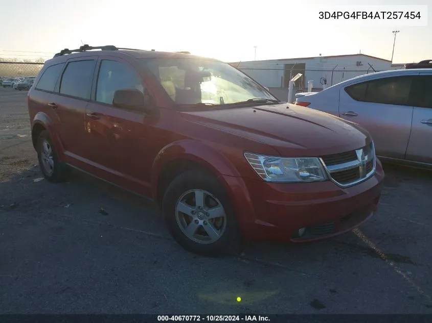 2010 Dodge Journey Se VIN: 3D4PG4FB4AT257454 Lot: 40670772