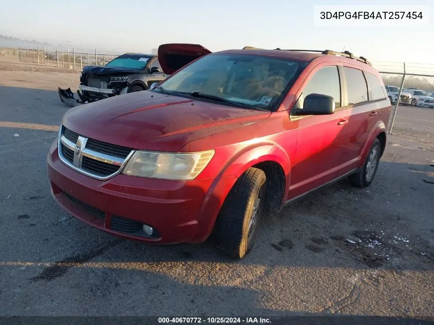 2010 Dodge Journey Se VIN: 3D4PG4FB4AT257454 Lot: 40670772