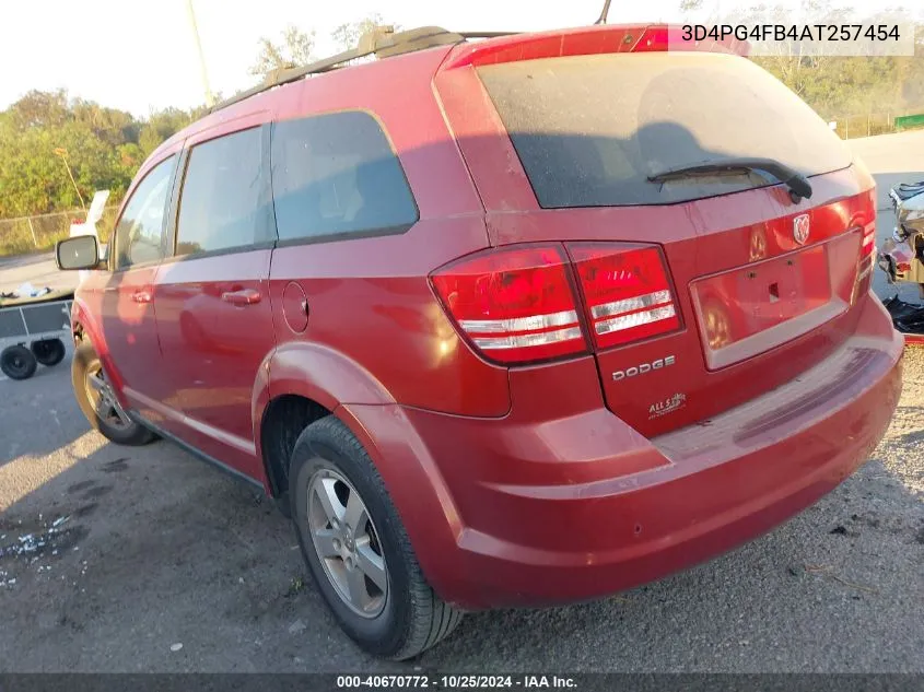 2010 Dodge Journey Se VIN: 3D4PG4FB4AT257454 Lot: 40670772