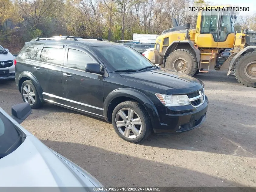 2010 Dodge Journey R/T VIN: 3D4PH9FV1AT283580 Lot: 40731826