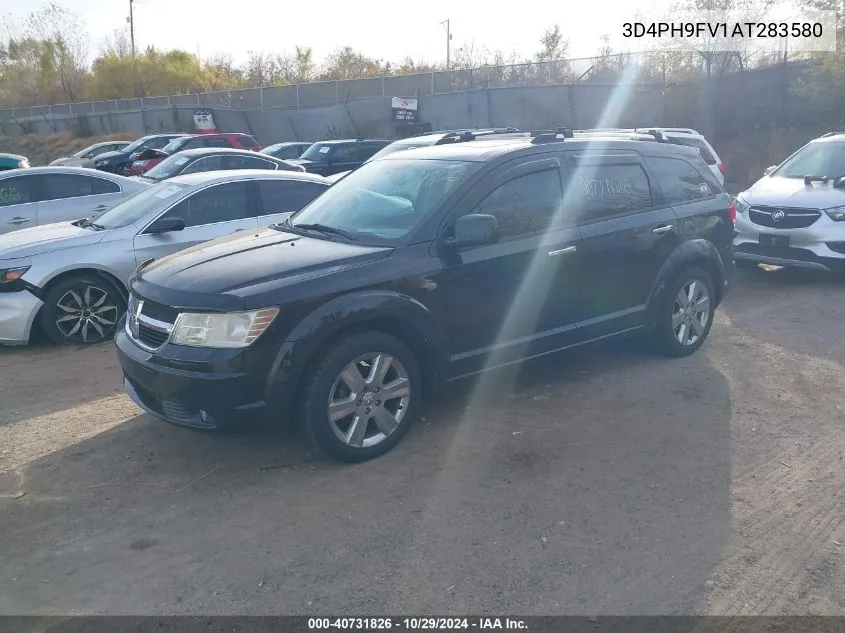 2010 Dodge Journey R/T VIN: 3D4PH9FV1AT283580 Lot: 40731826