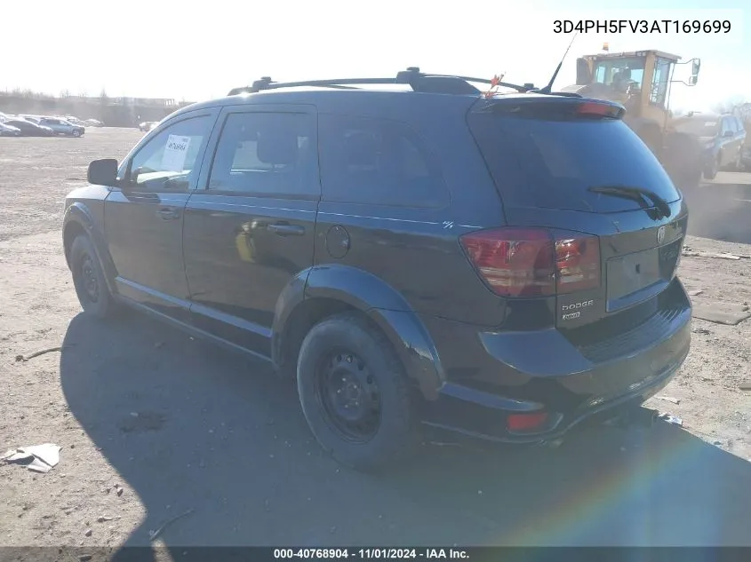 2010 Dodge Journey Sxt VIN: 3D4PH5FV3AT169699 Lot: 40768904