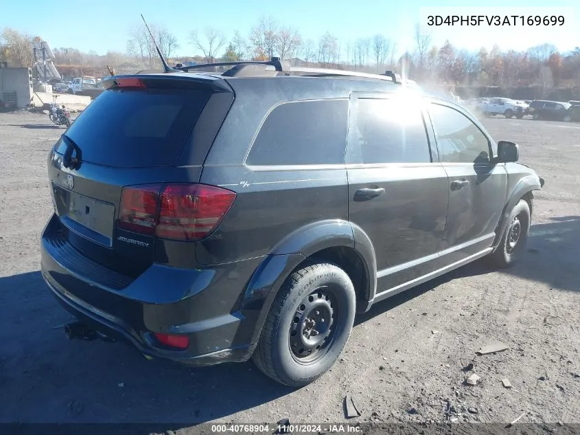 2010 Dodge Journey Sxt VIN: 3D4PH5FV3AT169699 Lot: 40768904