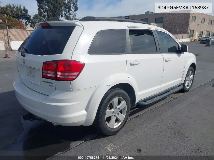 2010 Dodge Journey Sxt VIN: 3D4PG5FVXAT168987 Lot: 40788275