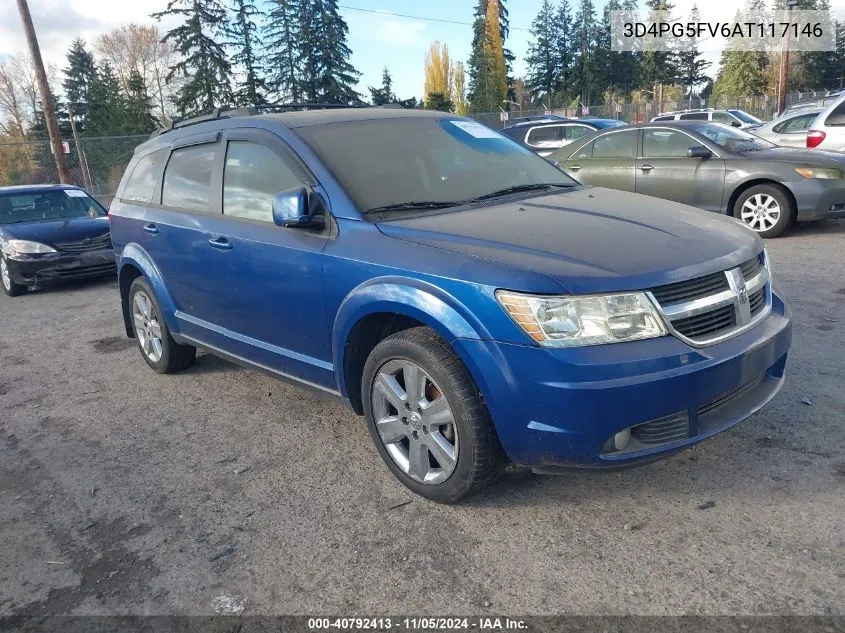 2010 Dodge Journey Sxt VIN: 3D4PG5FV6AT117146 Lot: 40792413