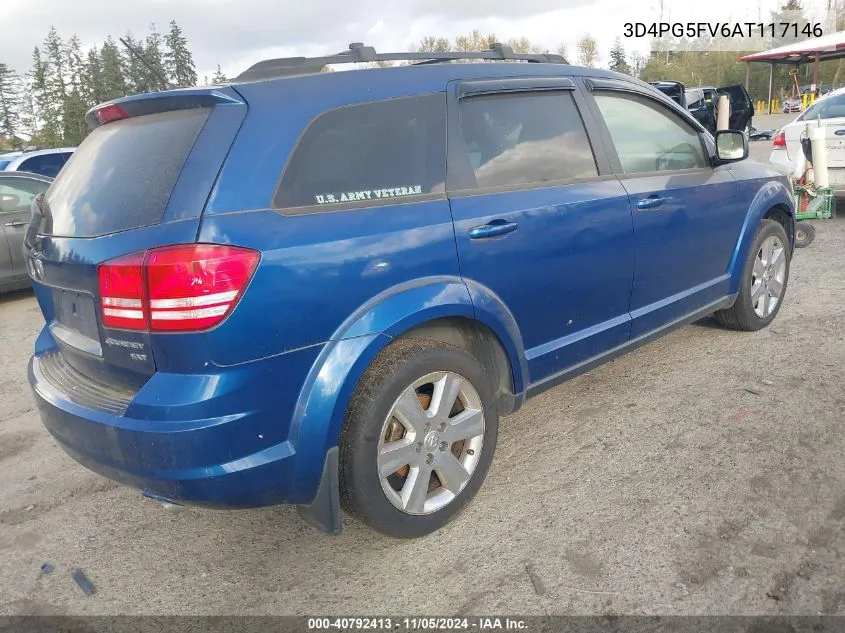 2010 Dodge Journey Sxt VIN: 3D4PG5FV6AT117146 Lot: 40792413