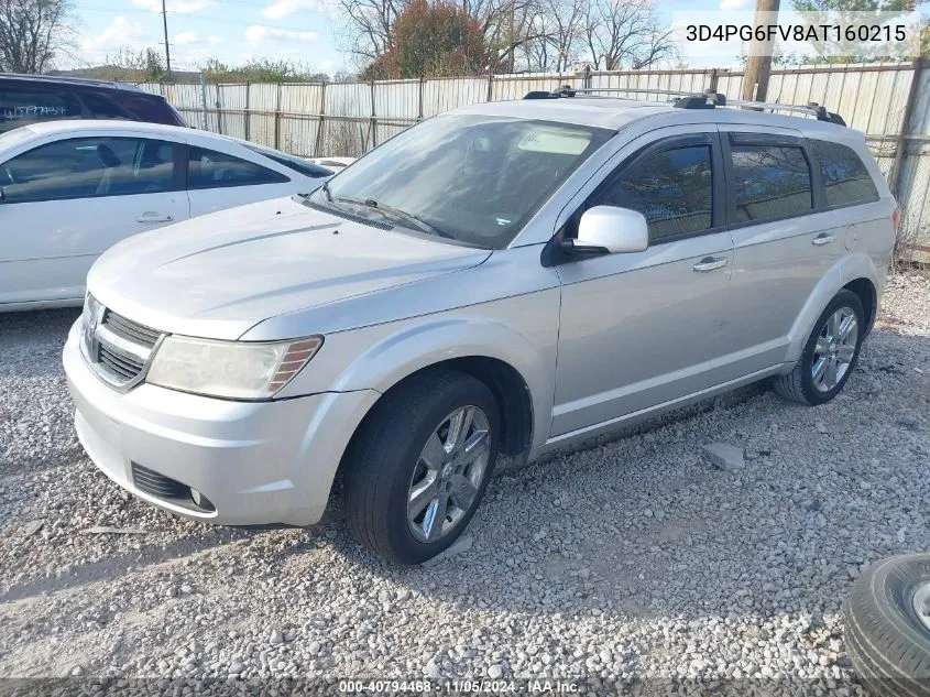 2010 Dodge Journey R/T VIN: 3D4PG6FV8AT160215 Lot: 40794468