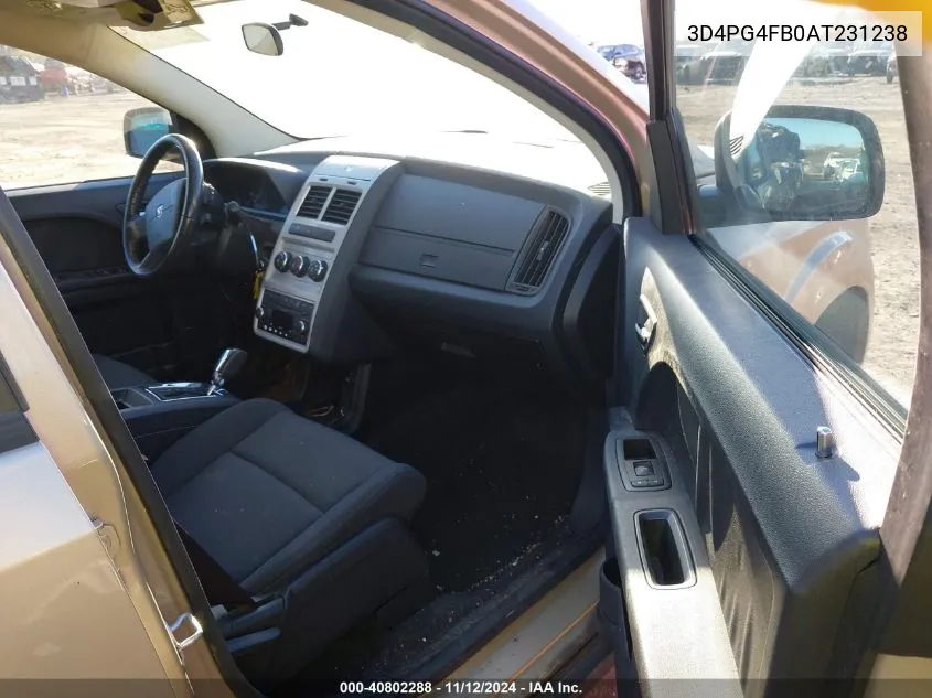 2010 Dodge Journey Se VIN: 3D4PG4FB0AT231238 Lot: 40802288