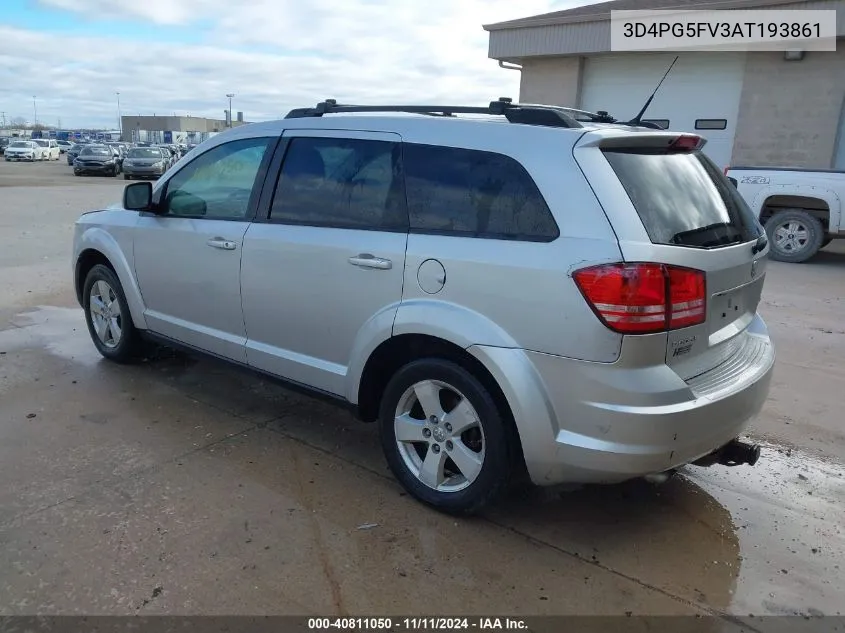 2010 Dodge Journey Sxt VIN: 3D4PG5FV3AT193861 Lot: 40811050