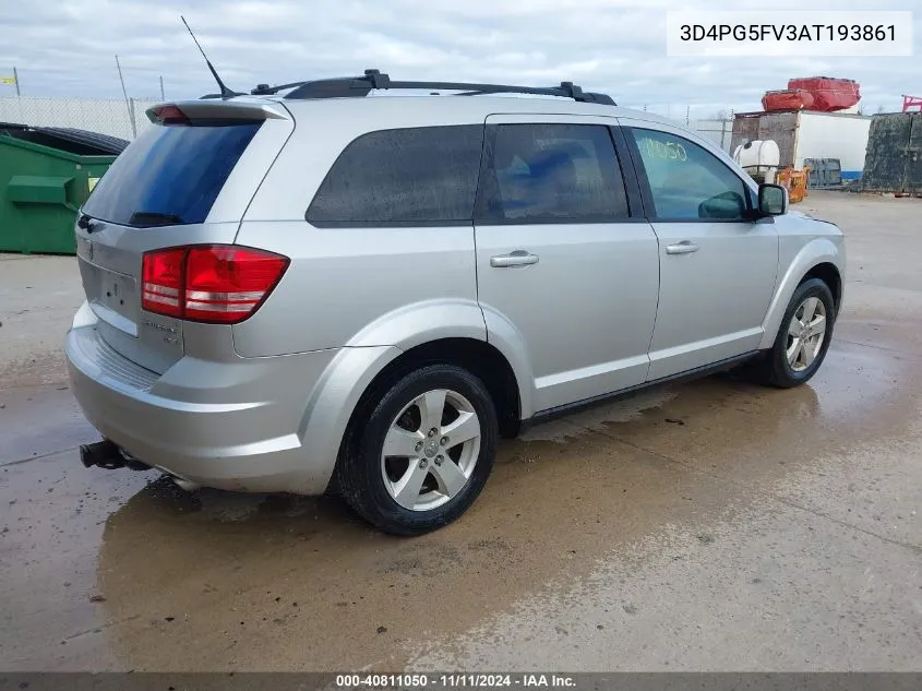 2010 Dodge Journey Sxt VIN: 3D4PG5FV3AT193861 Lot: 40811050