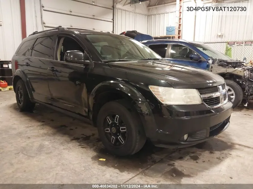 2010 Dodge Journey Sxt VIN: 3D4PG5FV8AT120730 Lot: 40834202