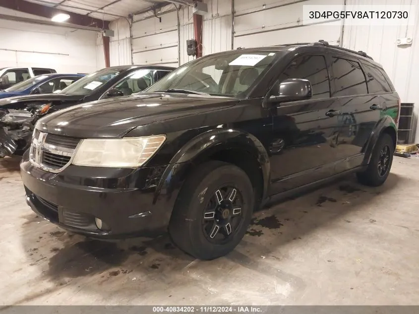 2010 Dodge Journey Sxt VIN: 3D4PG5FV8AT120730 Lot: 40834202