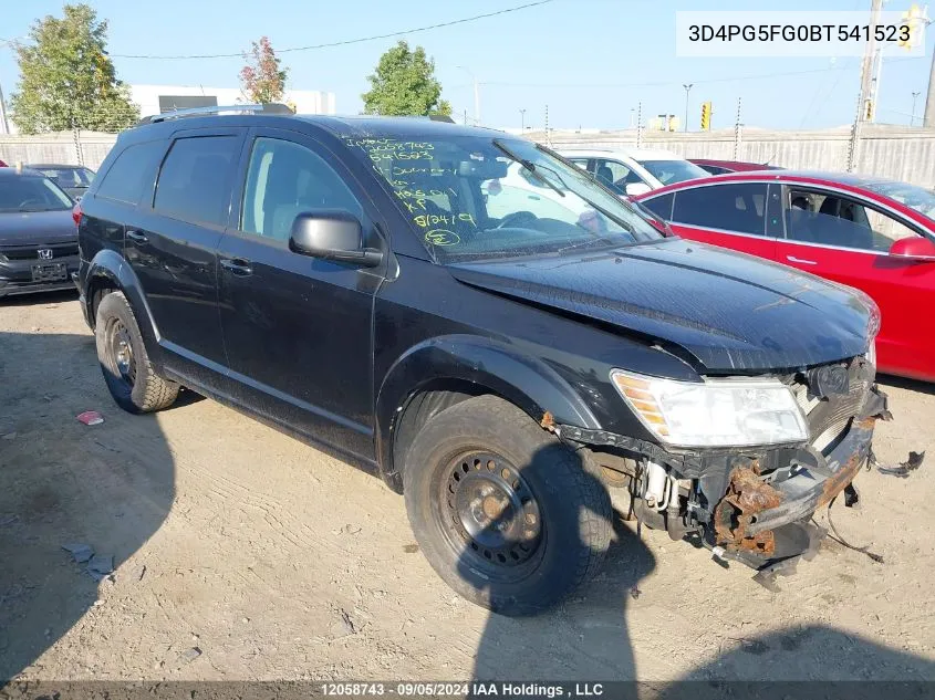 2011 Dodge Journey VIN: 3D4PG5FG0BT541523 Lot: 12058743