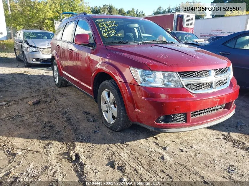 3D4PG5FG9BT525501 2011 Dodge Journey Sxt