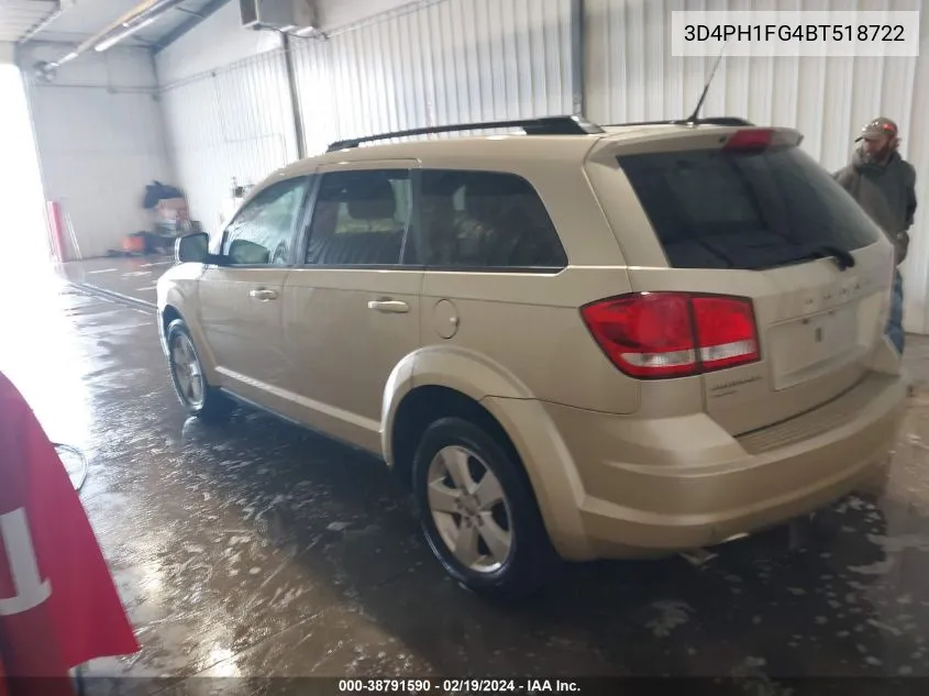 2011 Dodge Journey Mainstreet VIN: 3D4PH1FG4BT518722 Lot: 38791590