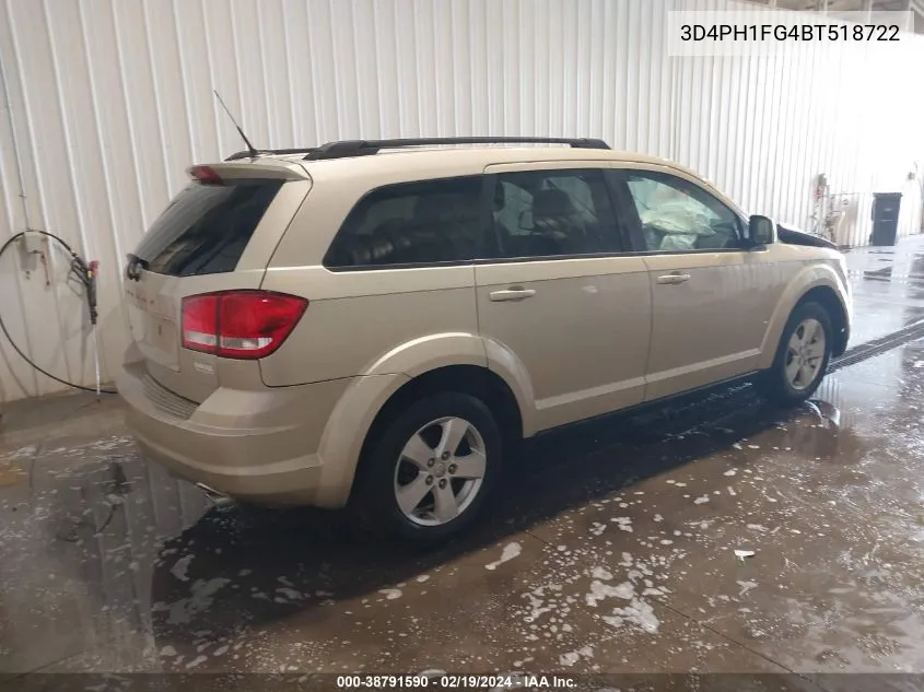 2011 Dodge Journey Mainstreet VIN: 3D4PH1FG4BT518722 Lot: 38791590