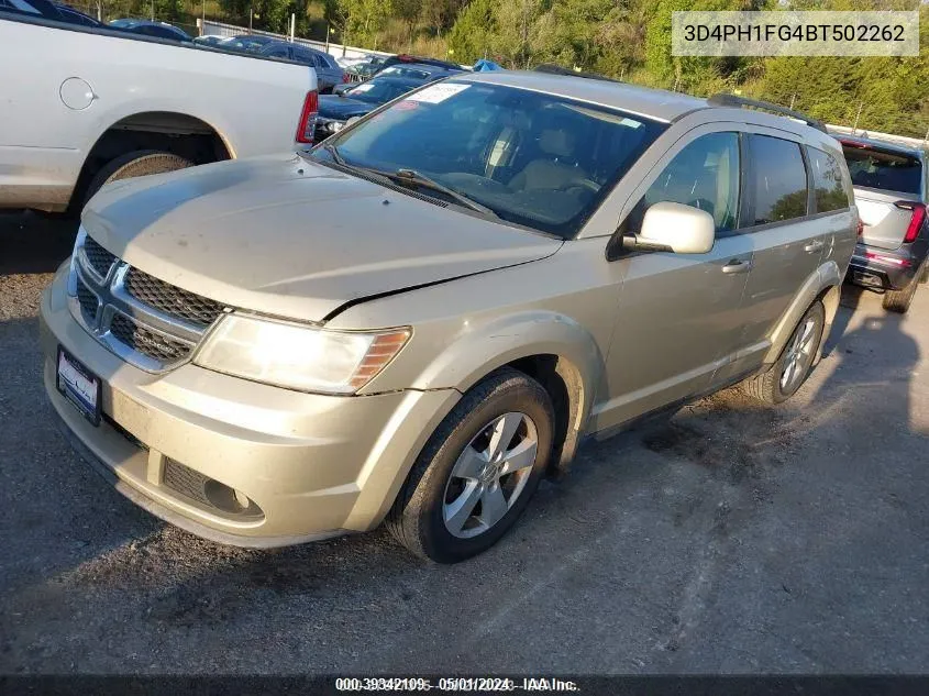 2011 Dodge Journey Mainstreet VIN: 3D4PH1FG4BT502262 Lot: 39342109