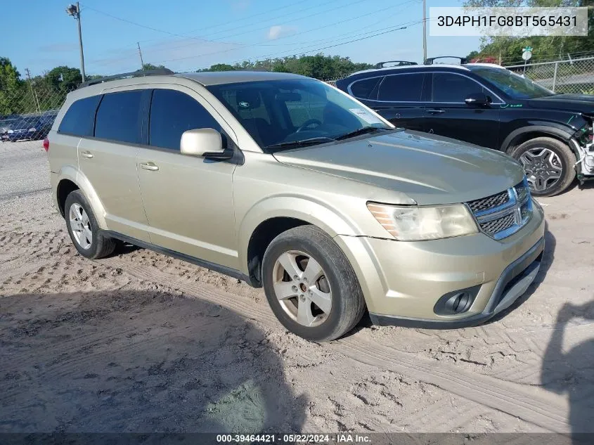 2011 Dodge Journey Mainstreet VIN: 3D4PH1FG8BT565431 Lot: 39464421