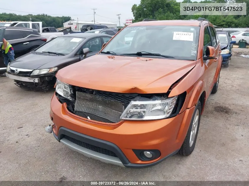 2011 Dodge Journey Mainstreet VIN: 3D4PG1FG7BT547523 Lot: 39723372