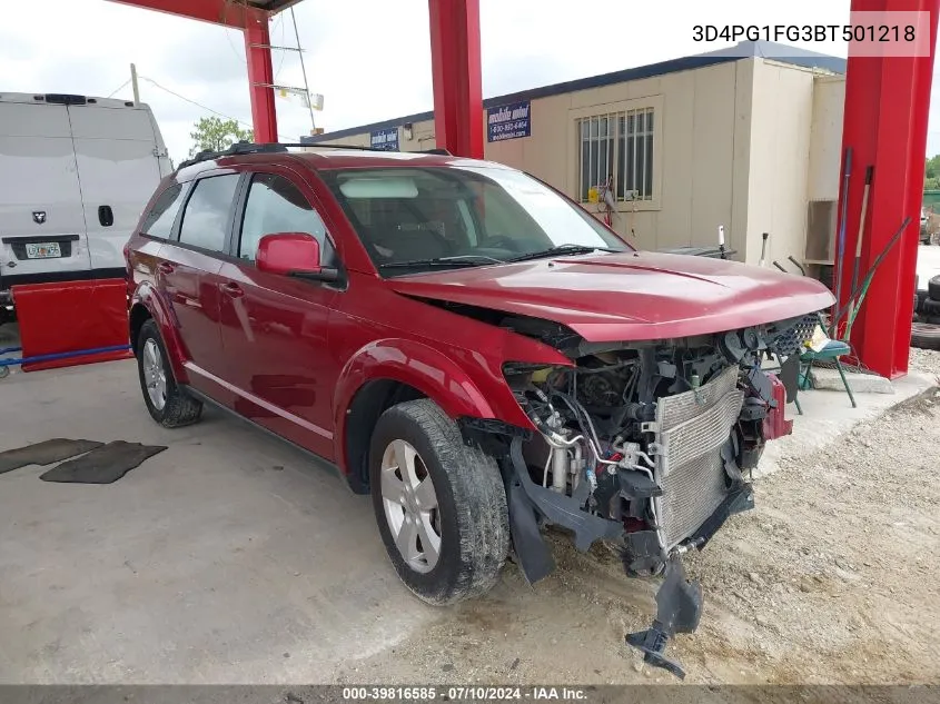 2011 Dodge Journey Mainstreet VIN: 3D4PG1FG3BT501218 Lot: 39816585