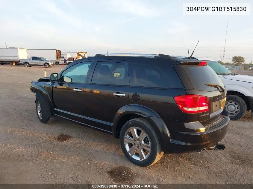 2011 Dodge Journey Lux VIN: 3D4PG9FG1BT515830 Lot: 39890430