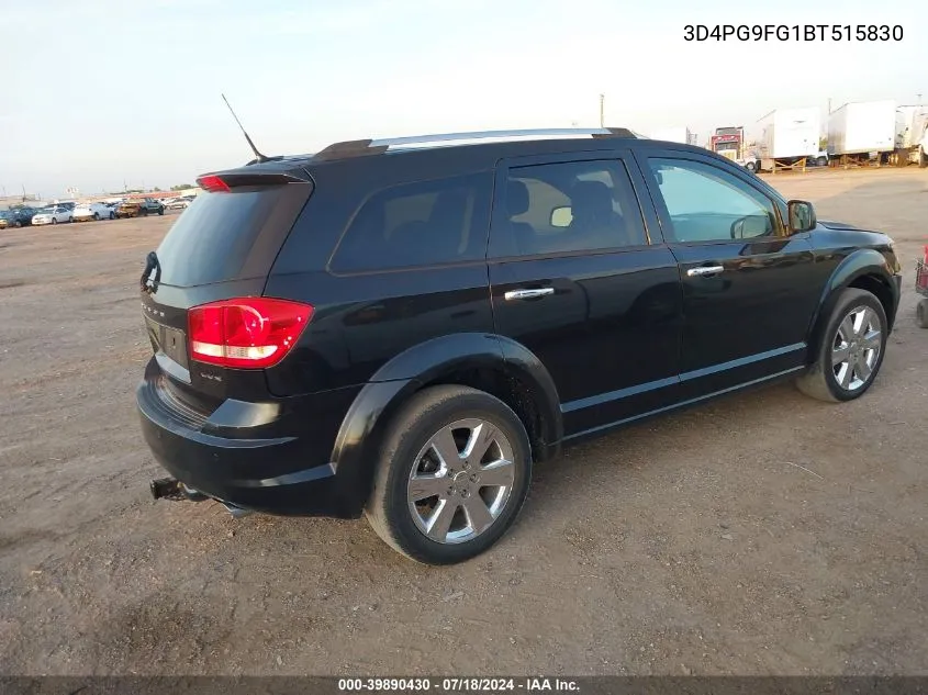 2011 Dodge Journey Lux VIN: 3D4PG9FG1BT515830 Lot: 39890430