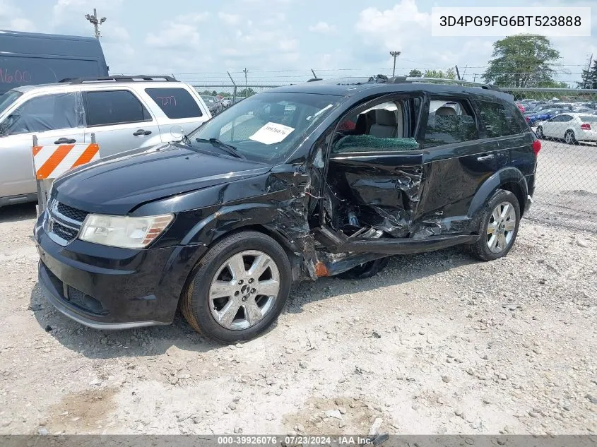 2011 Dodge Journey Lux VIN: 3D4PG9FG6BT523888 Lot: 39926076