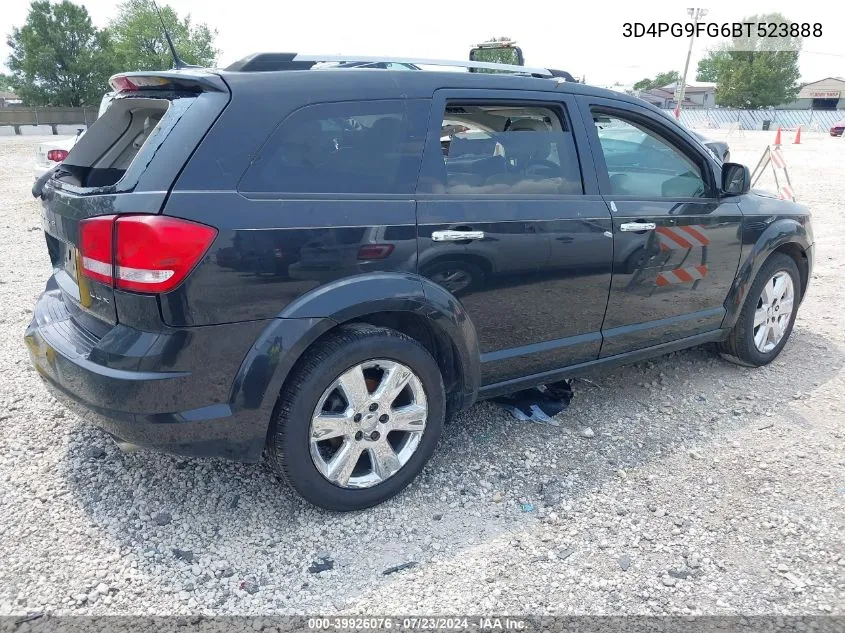 2011 Dodge Journey Lux VIN: 3D4PG9FG6BT523888 Lot: 39926076