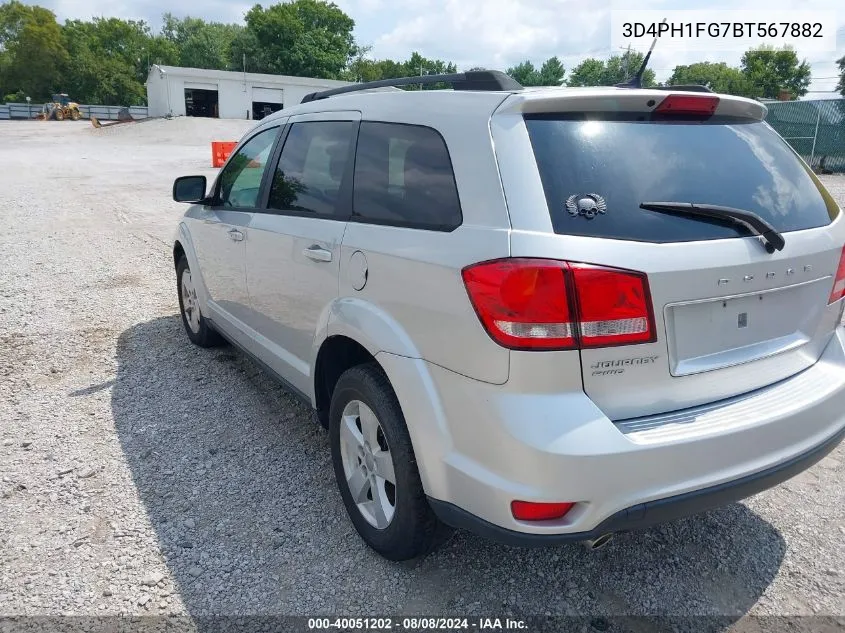 2011 Dodge Journey Mainstreet VIN: 3D4PH1FG7BT567882 Lot: 40051202