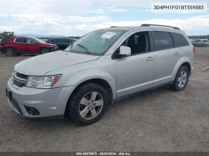 2011 Dodge Journey Mainstreet VIN: 3D4PH1FG1BT559583 Lot: 40070978