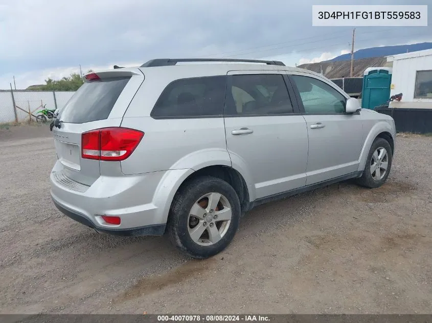 2011 Dodge Journey Mainstreet VIN: 3D4PH1FG1BT559583 Lot: 40070978