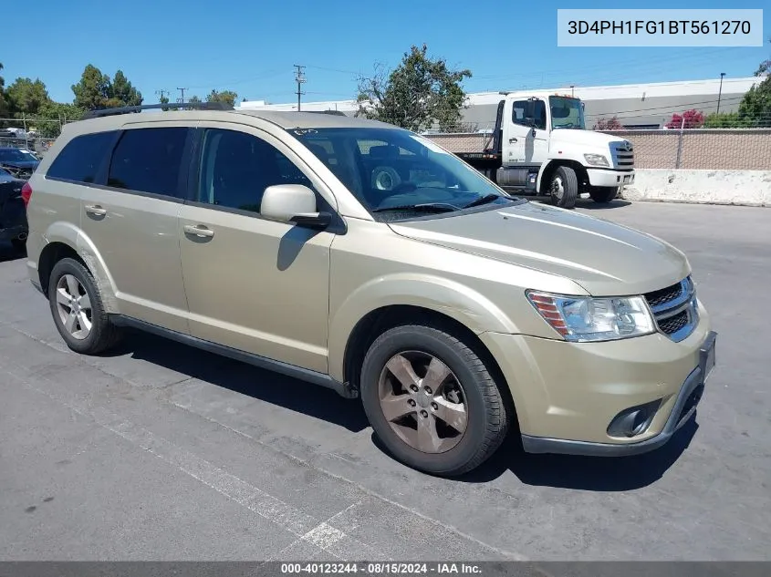 2011 Dodge Journey Mainstreet VIN: 3D4PH1FG1BT561270 Lot: 40123244