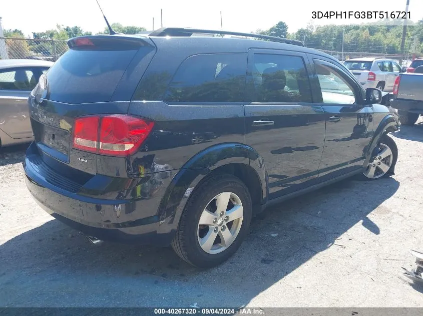 2011 Dodge Journey Mainstreet VIN: 3D4PH1FG3BT516721 Lot: 40267320