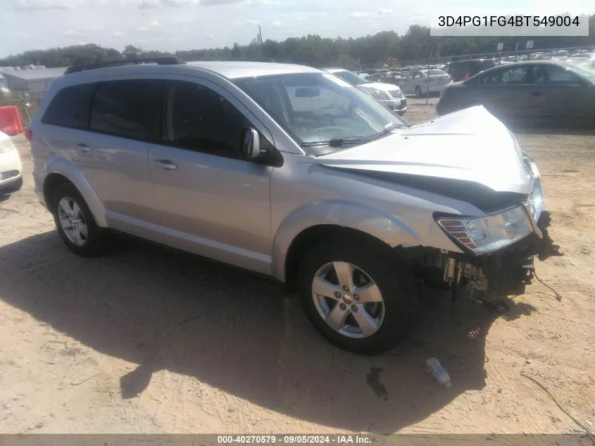 2011 Dodge Journey Mainstreet VIN: 3D4PG1FG4BT549004 Lot: 40270579