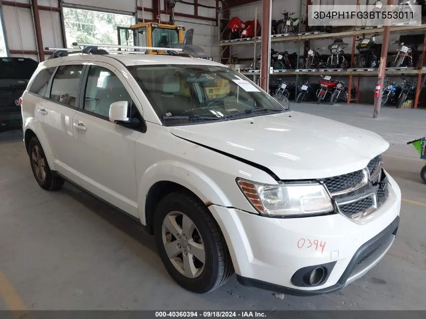 2011 Dodge Journey Mainstreet VIN: 3D4PH1FG3BT553011 Lot: 40360394