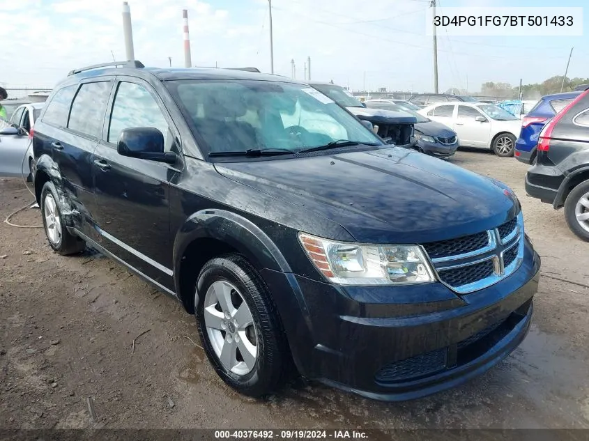 2011 Dodge Journey Mainstreet VIN: 3D4PG1FG7BT501433 Lot: 40376492